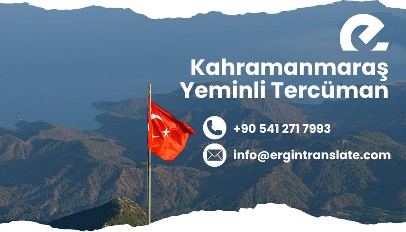 Kahramanmaraş Yeminli Tercüman