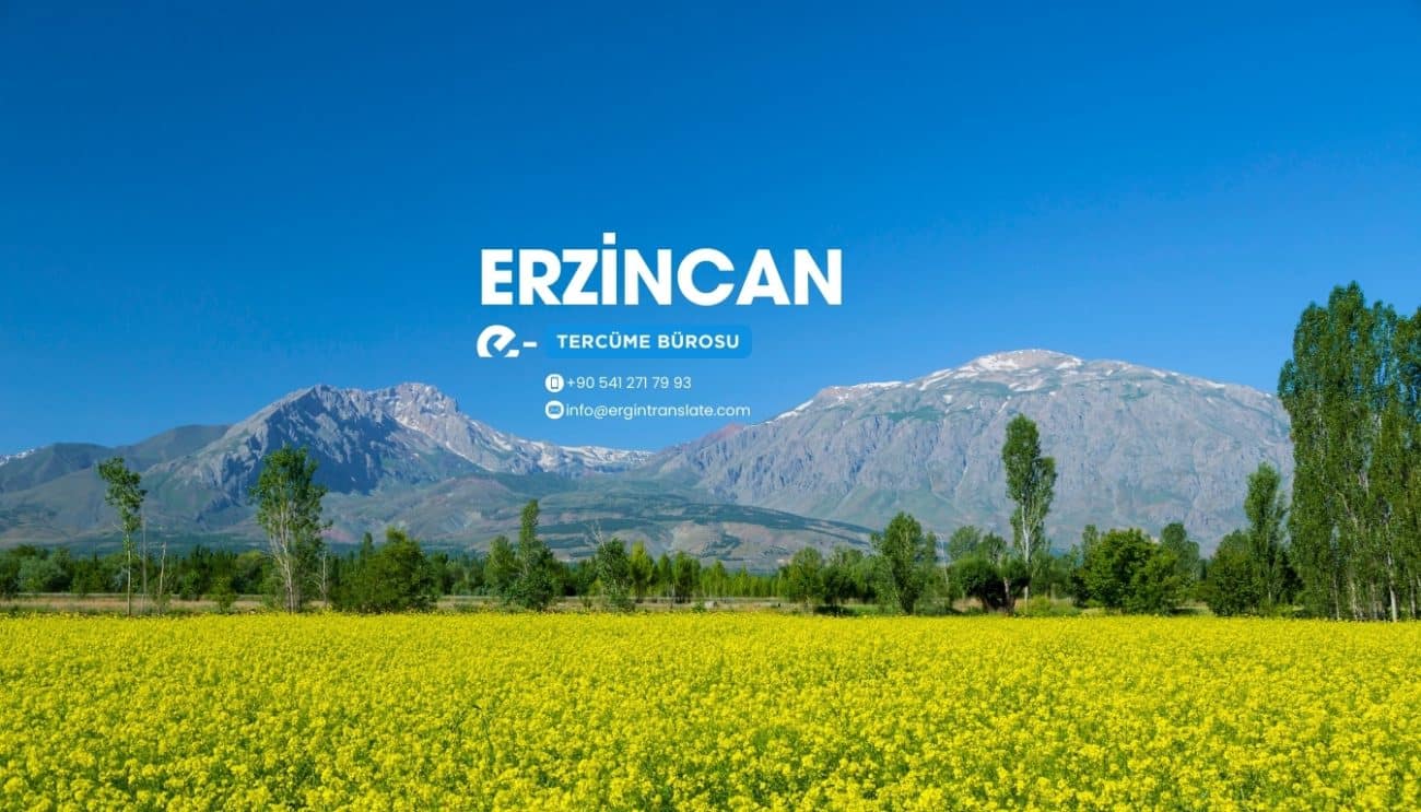 Erzincan Tercüme Bürosu
