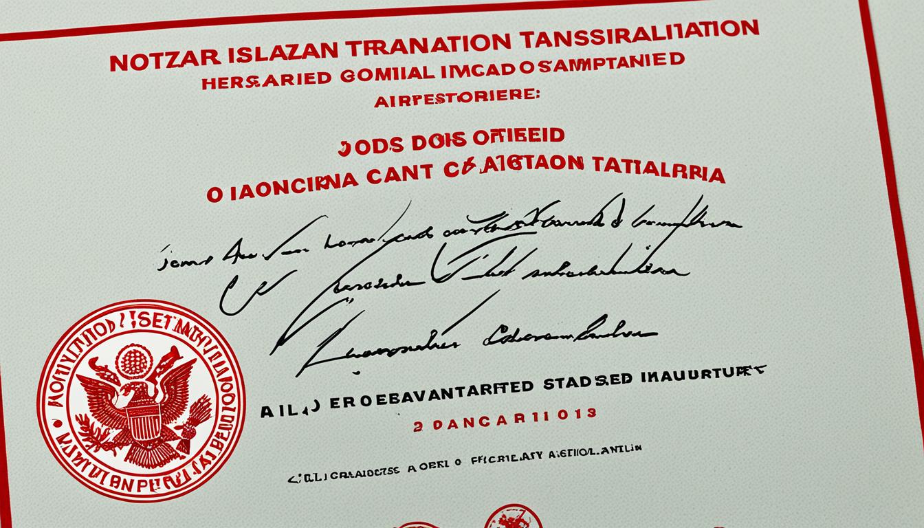 Notarized Translation