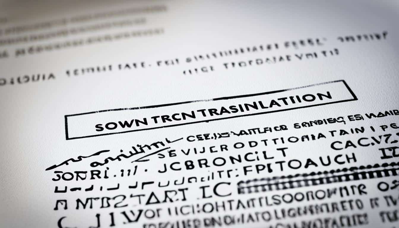 Notarized Translation