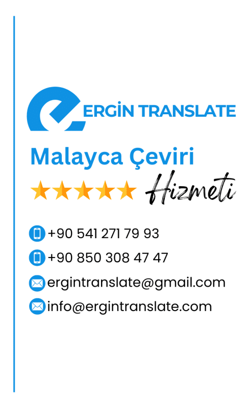 Malayca Çeviri