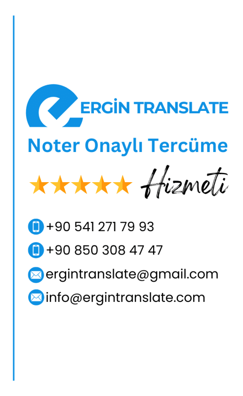 Noter Onaylı Tercüme