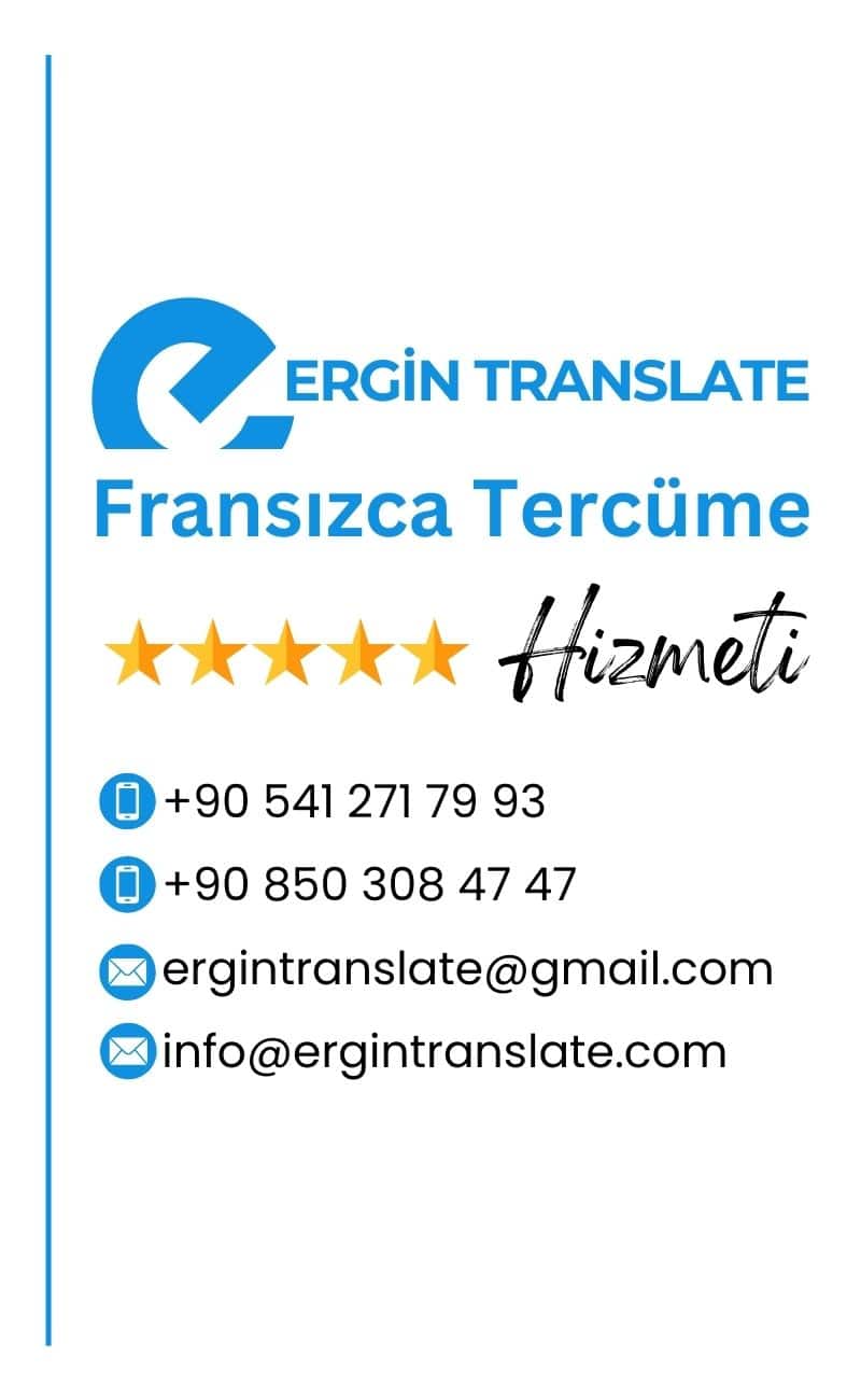 Fransızca tercüme