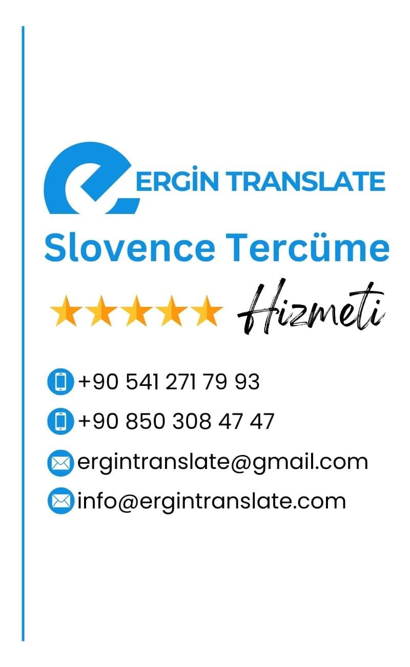 Slovence tercüme